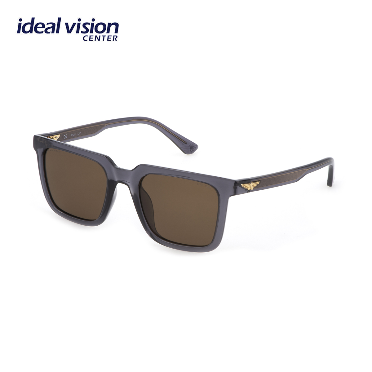 POLICE SPLF15 OCEAN1 4GTP Sunglasses Men Ideal Vision PH